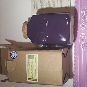 Longaberger Eggplant Spice Jar
